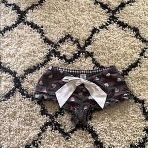 PINK Victoria Secret Grey Pajama Shorts - size XS